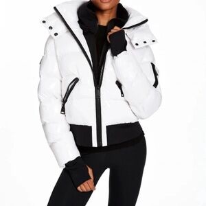 HTF S.A.M. SAM Bungalow ~~ Snow ~~ Ski Puffer Jacket M FREE SHIP